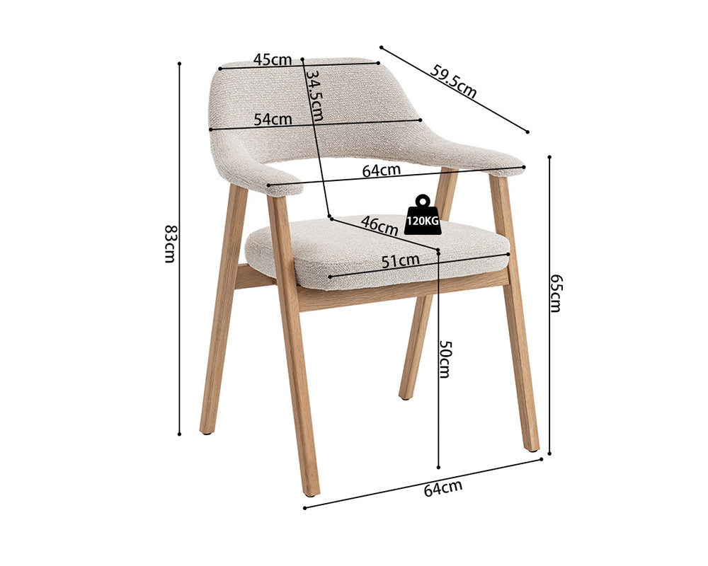 Schéma dimensions – Carmy – 64x83×59 cm