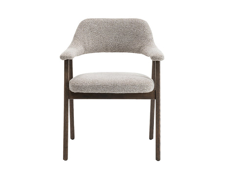 Vue de face – Corail – tissu sable