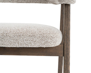 Zoom assise – Corail – tissu sable