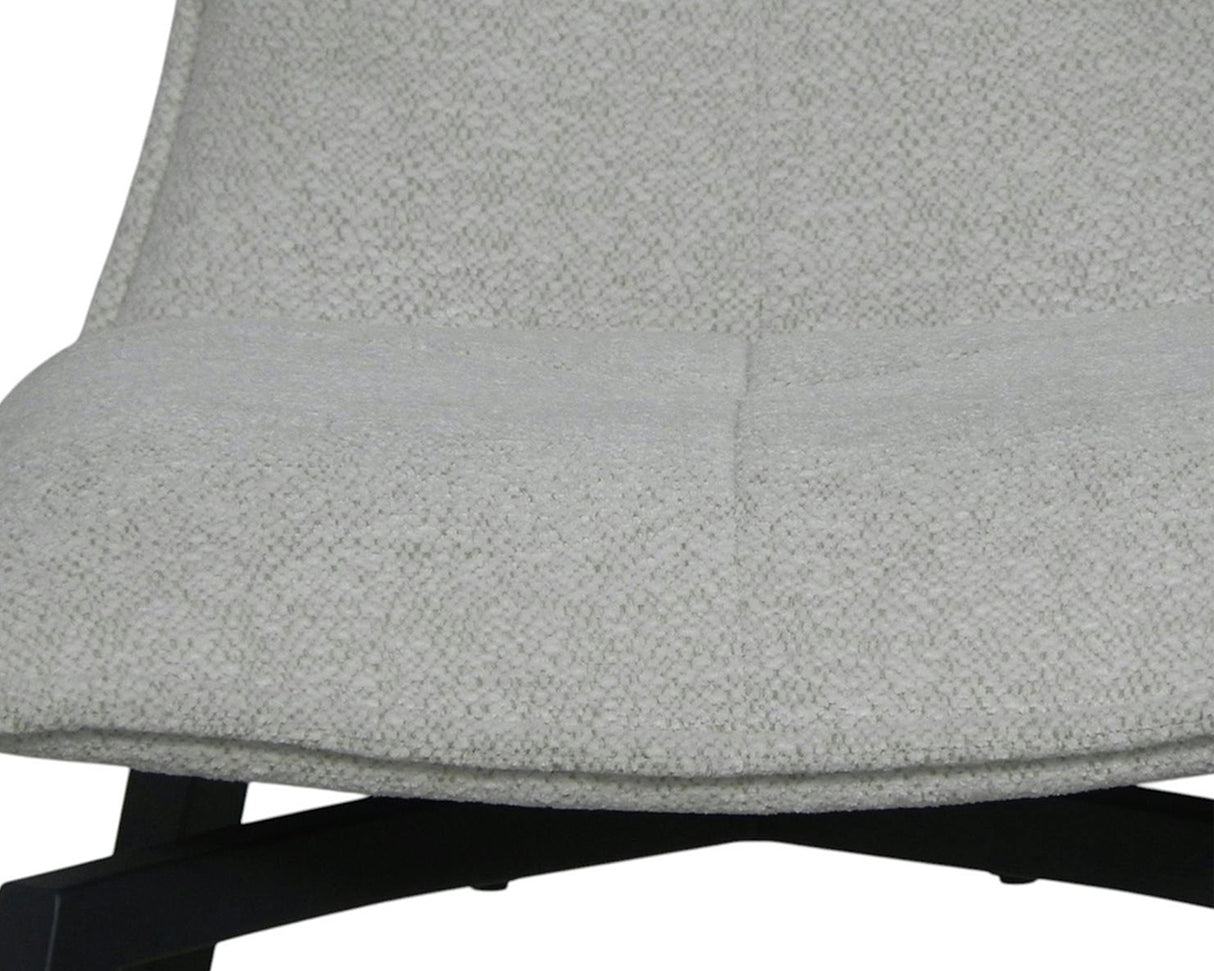 Chaise de repas pivotante en velours beige - pierimport - Souffle d'intérieur