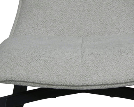 Chaise de repas pivotante en velours beige - pierimport - Souffle d'intérieur