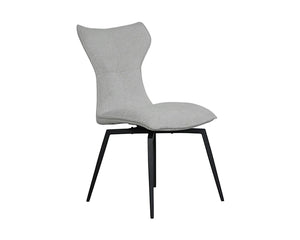 Chaise de repas pivotante en velours beige - pierimport - Souffle d'intérieur