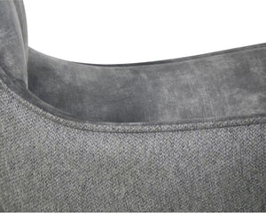 Chaise velour pivotante salle à manger - Pier import - Souffle d'intérieur
