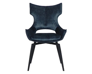 Chaise velour pivotante salle à manger - Pier import - Souffle d'intérieur