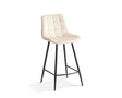 Chaises de bar avec 4 pieds beige - Rousseau Furniture - Souffle d'Intérieur