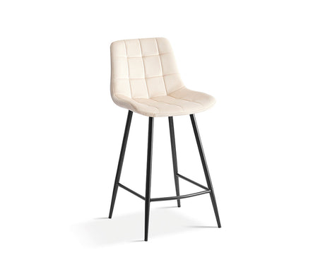 Chaises de bar avec 4 pieds beige - Rousseau Furniture - Souffle d'Intérieur