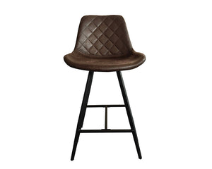 Chaises de comptoir cuisine brun foncé - Rousseau Furniture - Souffle d'Intérieur