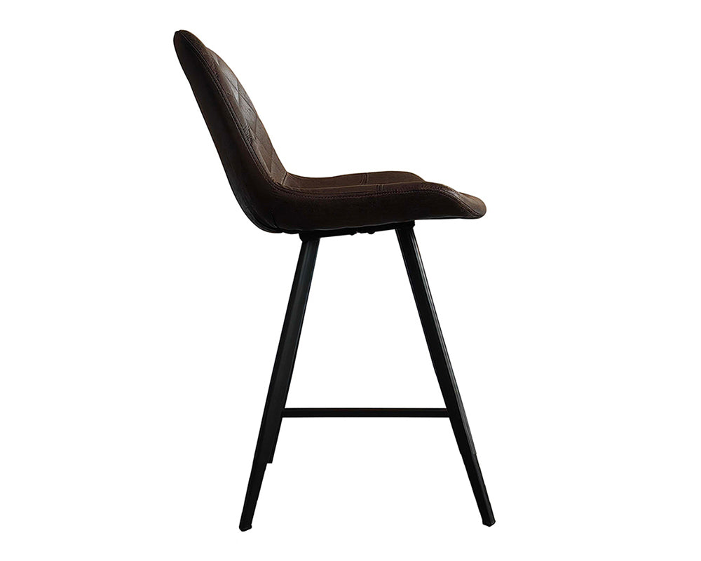 Chaises de comptoir cuisine brun foncé - Rousseau Furniture - Souffle d'Intérieur