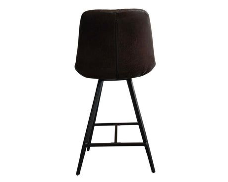 Chaises de comptoir cuisine brun foncé - Rousseau Furniture - Souffle d'Intérieur