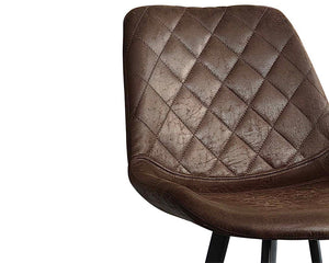Chaises de comptoir cuisine brun foncé - Rousseau Furniture - Souffle d'Intérieur
