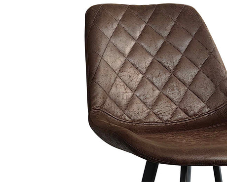 Chaises de comptoir cuisine brun foncé - Rousseau Furniture - Souffle d'Intérieur
