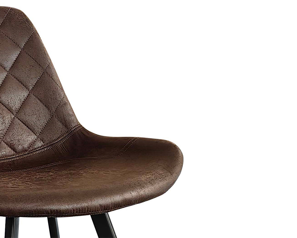 Chaises de comptoir cuisine brun foncé - Rousseau Furniture - Souffle d'Intérieur