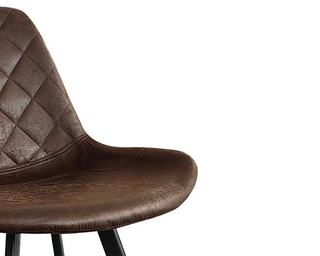Chaises de comptoir cuisine brun foncé - Rousseau Furniture - Souffle d'Intérieur
