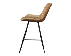 Chaises de comptoir cuisine cognac - Rousseau Furniture - Souffle d'Intérieur