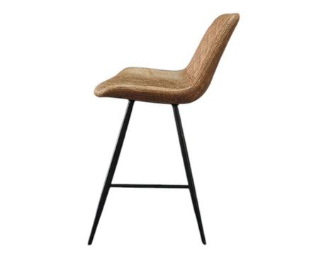 Chaises de comptoir cuisine cognac - Rousseau Furniture - Souffle d'Intérieur