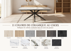 choix de coloris plateau ceramique influence Akante