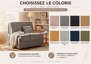 Fauteuil convertible 1 place - Yvan