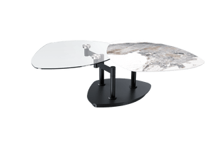 Swivel ceramic coffee table 88x75cm - Sibylle