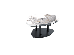 Swivel ceramic coffee table 88x75cm - Sibylle