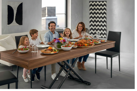 Déjeuner en famille avec émotions