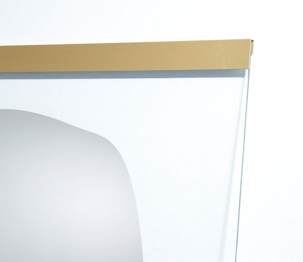 Miroir mural organique Obu – vue en situation couloir