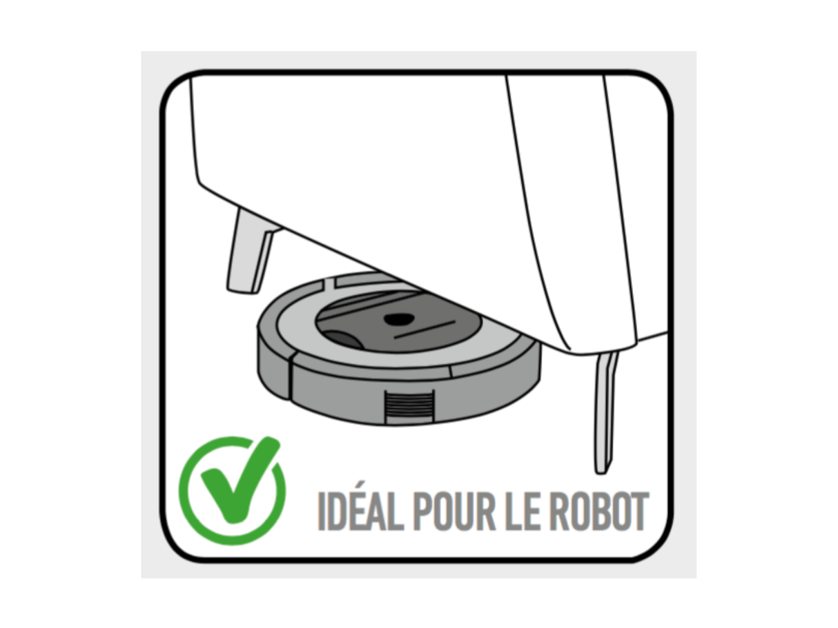 Canapé convertible en tissu bleu - Fannie