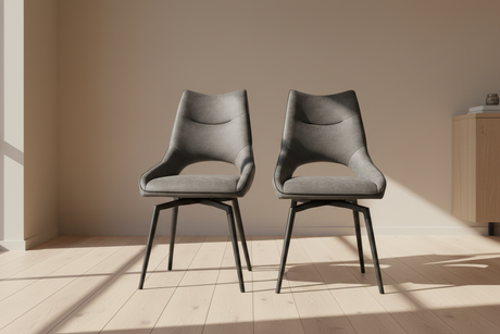 Deux chaises grises Telia