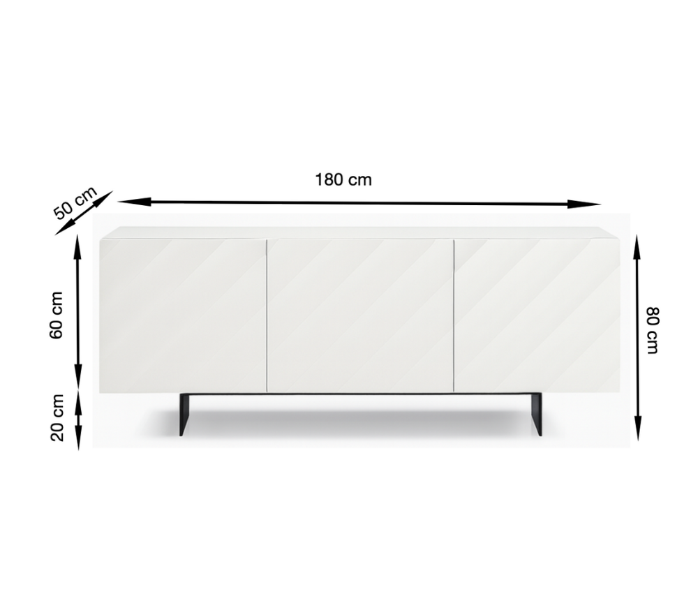 Buffet bas 3 portes - Gwen