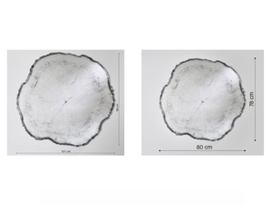 Miroir mural design original noir - Arbo