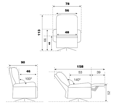 fauteuil relax electrique pivotant - centrelec