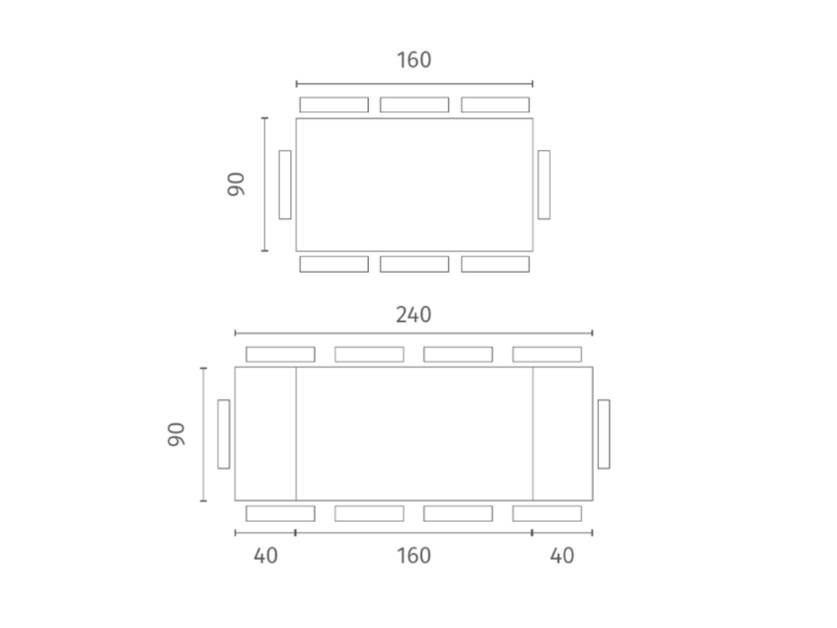 Table céramique marbre extensible - Stan