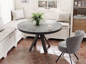 Table ronde céramique extensible - Chanterelle