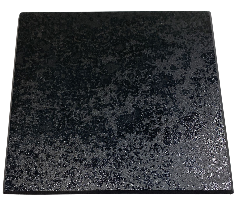 Table ronde extensible céramique titane gris foncé L 130cm - Chany