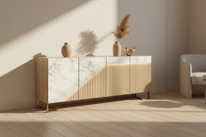 Low sideboard L140, 195 or 220 H92 D51cm - Marquis