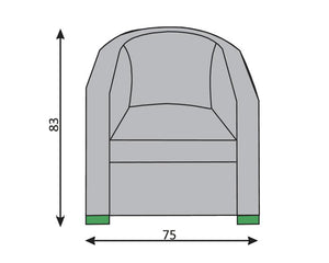 Fauteuil cabriolet en cuir blanc contemporain avec zoom sur accoudoir - Souffle d'intérieur