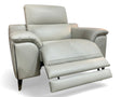 fauteuil relaxation électrique inclinable en cuir design - Souffle d'intérieur