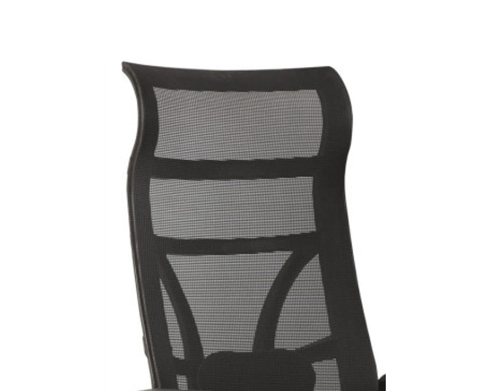 Fauteuil bureau design noir sur roulettes - Souffle d'intérieur