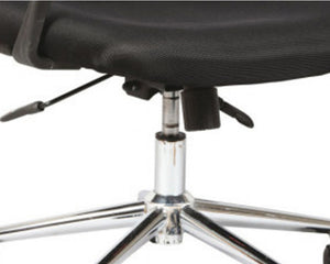 Fauteuil bureau design noir sur roulettes - Souffle d'intérieur