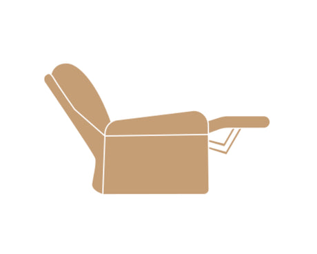 fauteuil relax moderne electrique cuir beige pvc confortable - souffle d'interieur