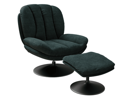 Fauteuil de salon confortable pivotant - Akante - Souffle d'intérieur