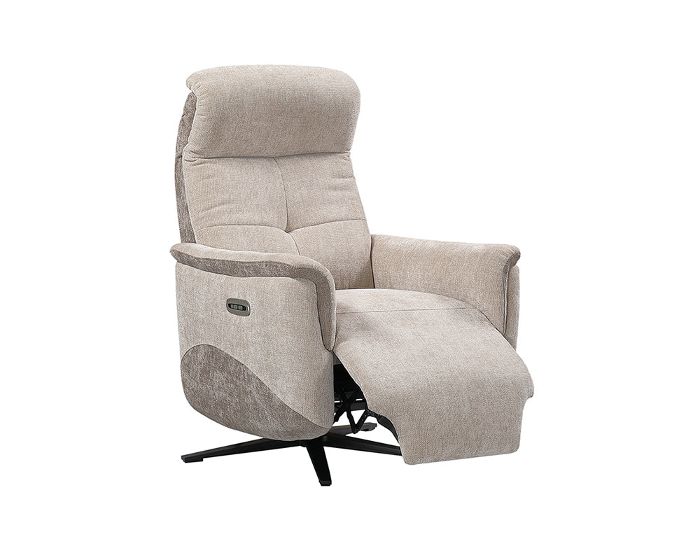 Fauteuil relaxant electrique en tissu - Centrelec - Souffle d'intérieur