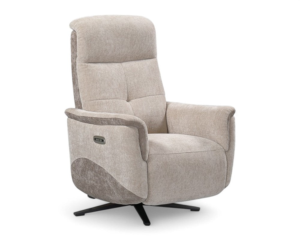 Fauteuil relaxant electrique en tissu - Centrelec - Souffle d'intérieur