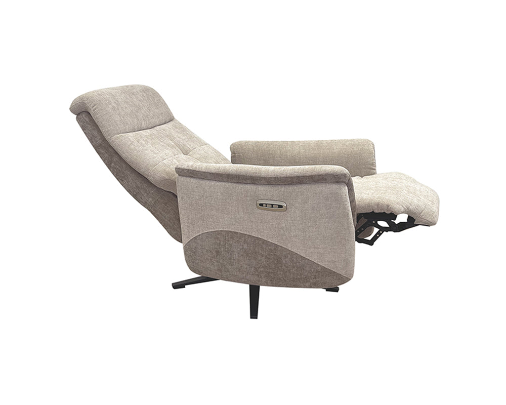 Fauteuil relaxant electrique en tissu - Centrelec - Souffle d'intérieur