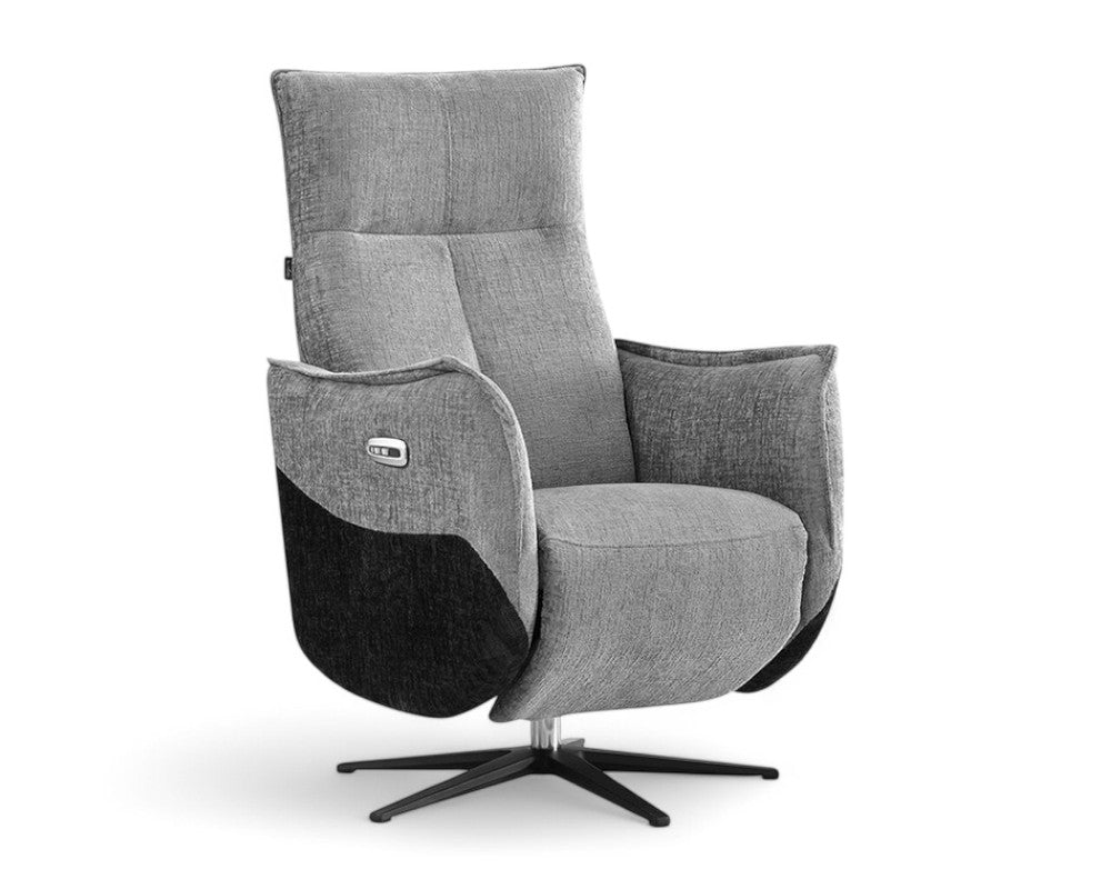 Fauteuil relaxant electrique gris - Centrelec - Souffle d'intérieur