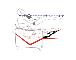 Fauteuil relaxation électrique tissu effet cuir taupe - Calvin-Fauteuils-SOUFFLE D’INTÉRIEUR