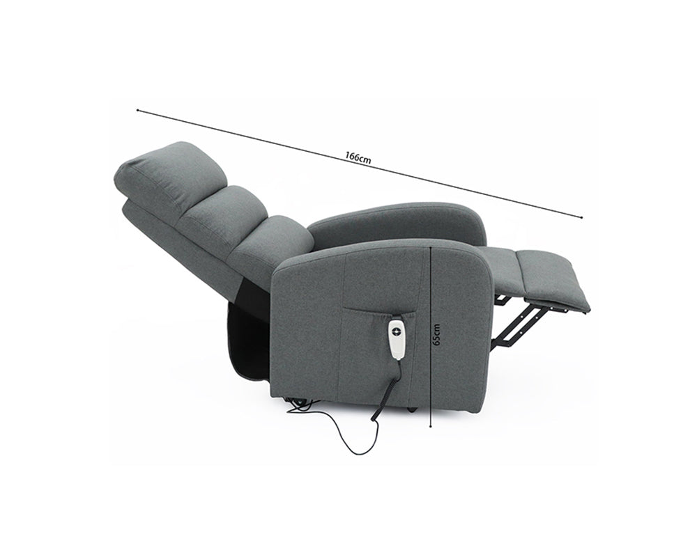 Fauteuil releveur electrique en tissu - Rousseau - Souffle d'intérieur
