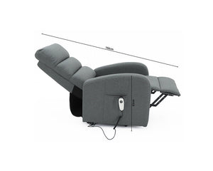 Fauteuil releveur electrique en tissu - Rousseau - Souffle d'intérieur