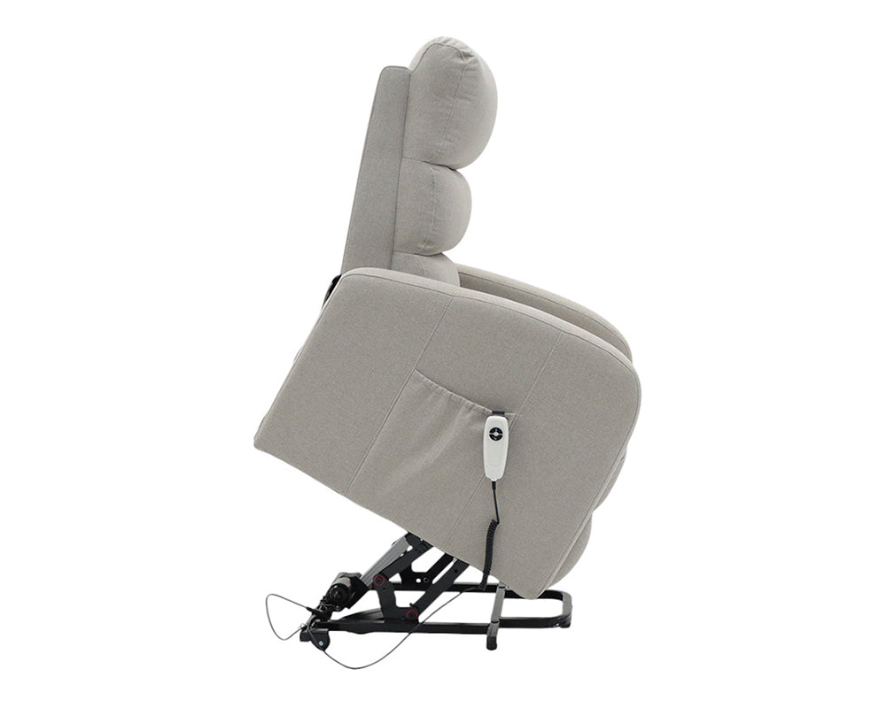 Fauteuil releveur electrique en tissu - Rousseau - Souffle d'intérieur