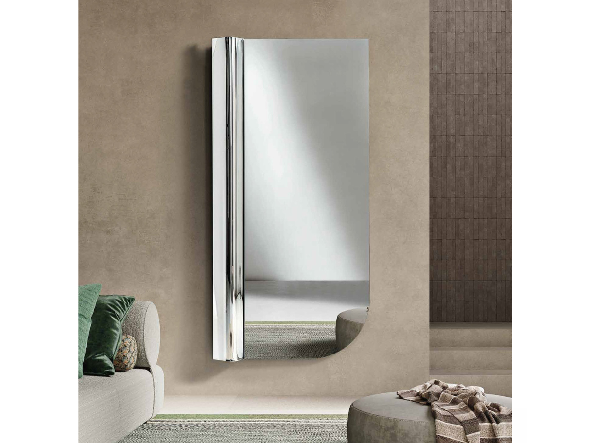 Grand miroir design mural rectangulaire - Groovy