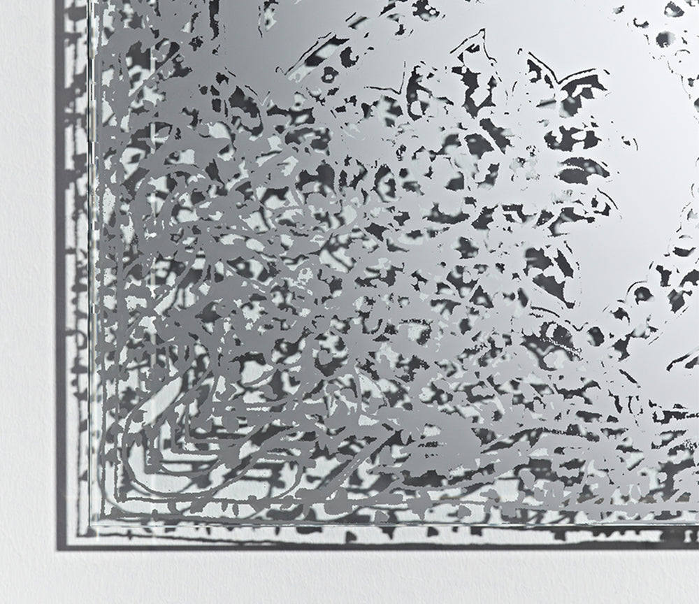 Miroir mural rectangulaire Oxide – vue en situation salon